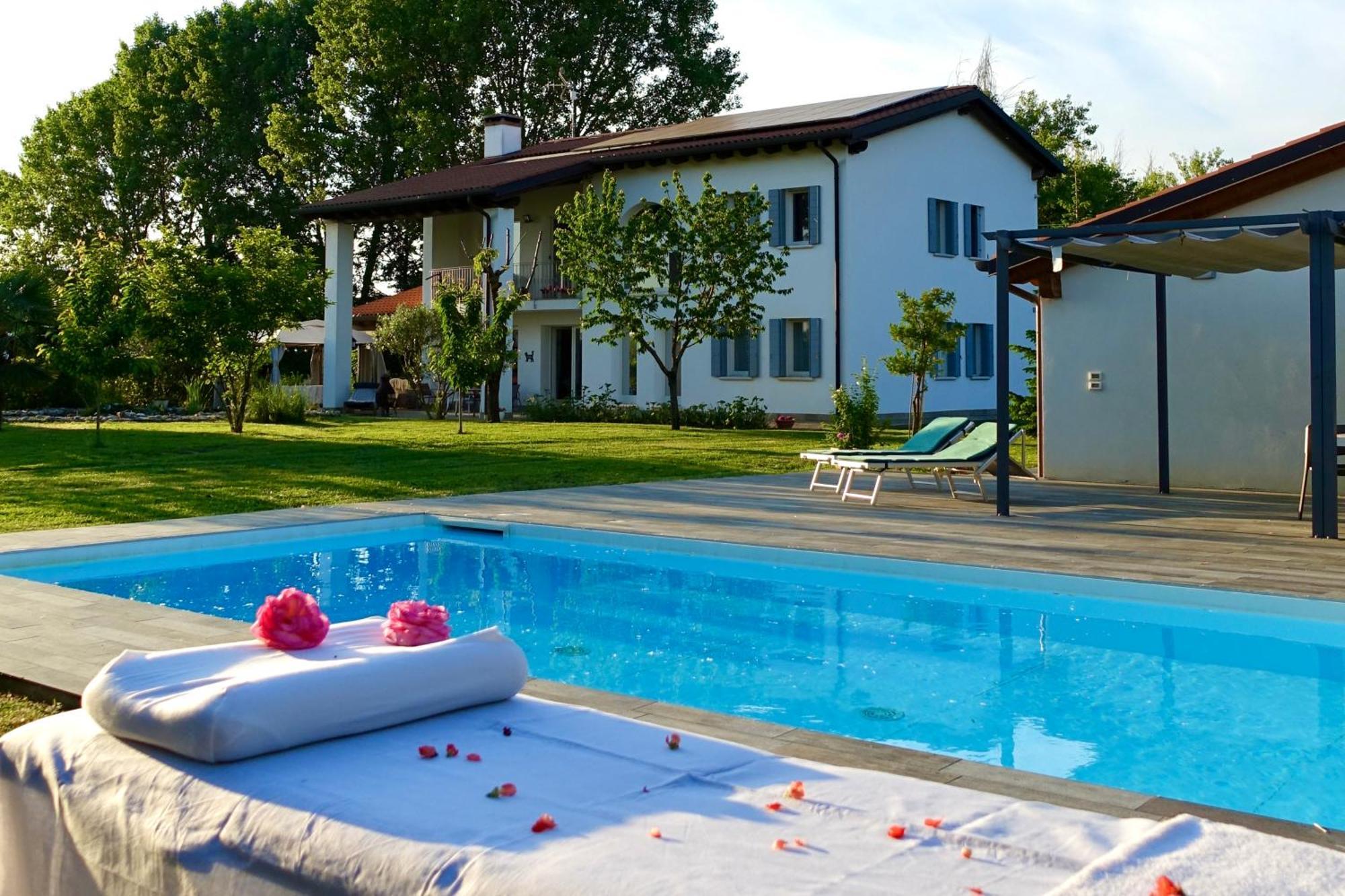 Pool & Garden Villa Lelia Mirano Exteriör bild